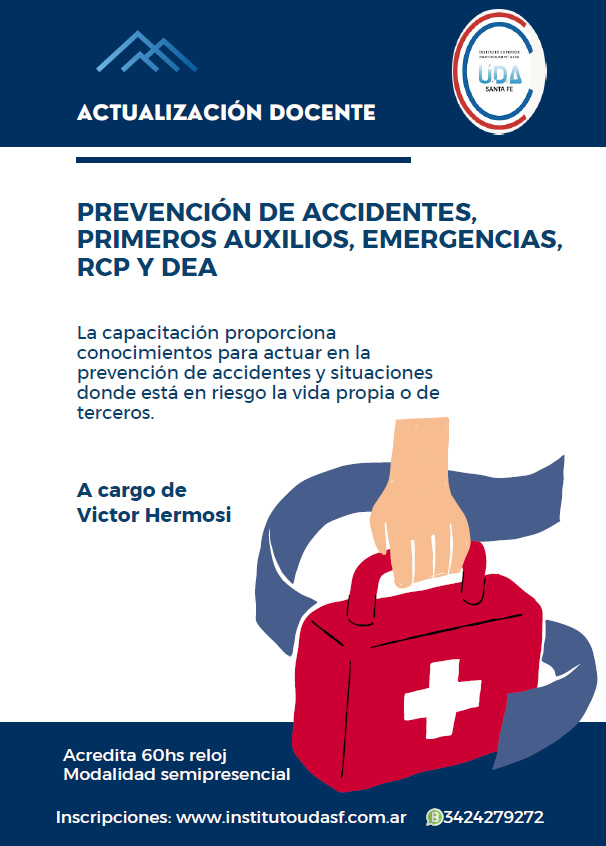 PREVENCIÓN DE ACCIDENTES,PRIMEROS AUXILIOS, EMERGENCIAS,RCP Y DEA